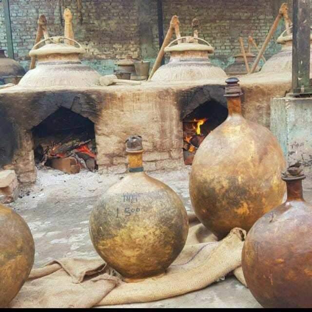 Traditional copper stills