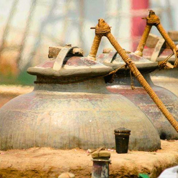 Traditional attar vessels